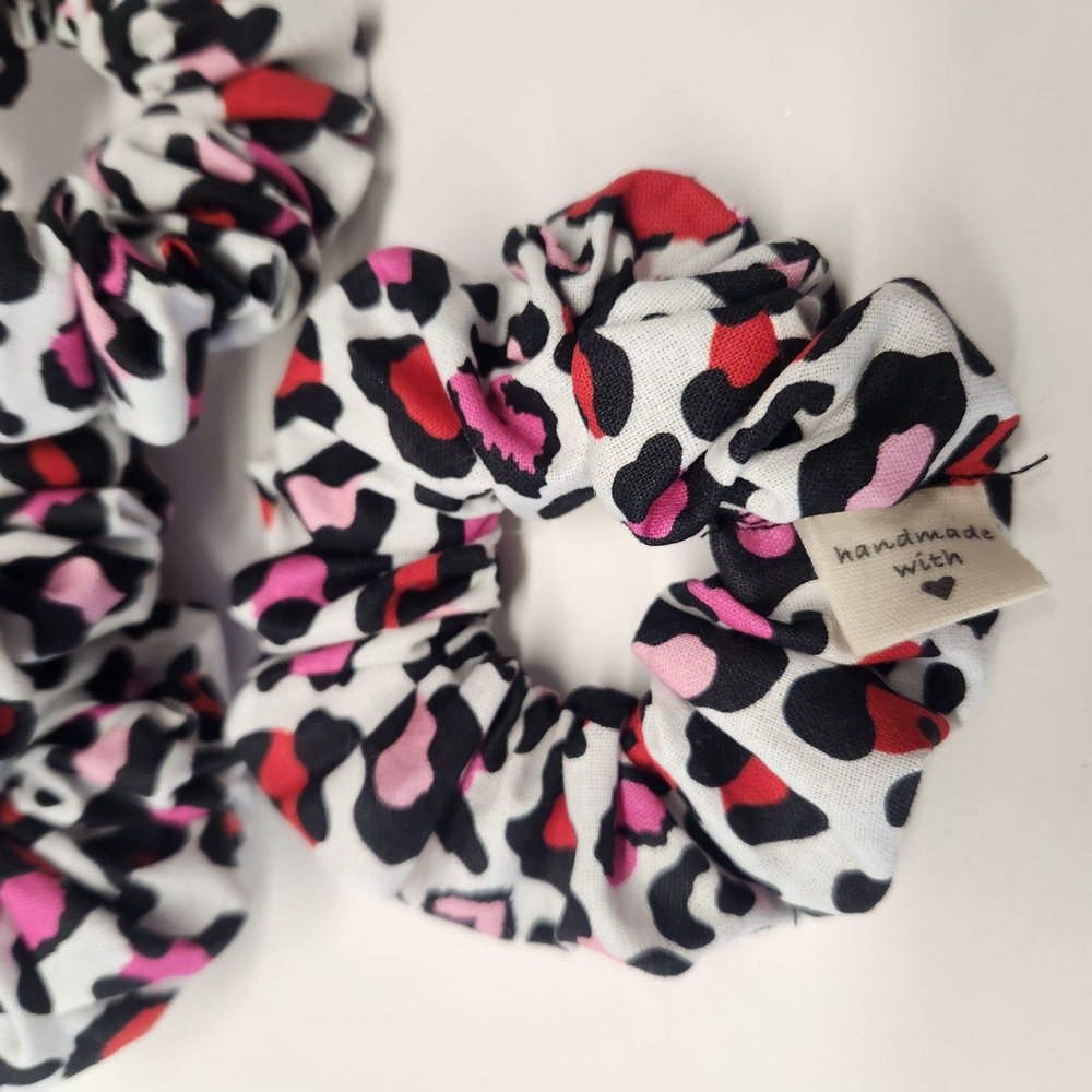 Handmade Multicolor Scrunchie Set